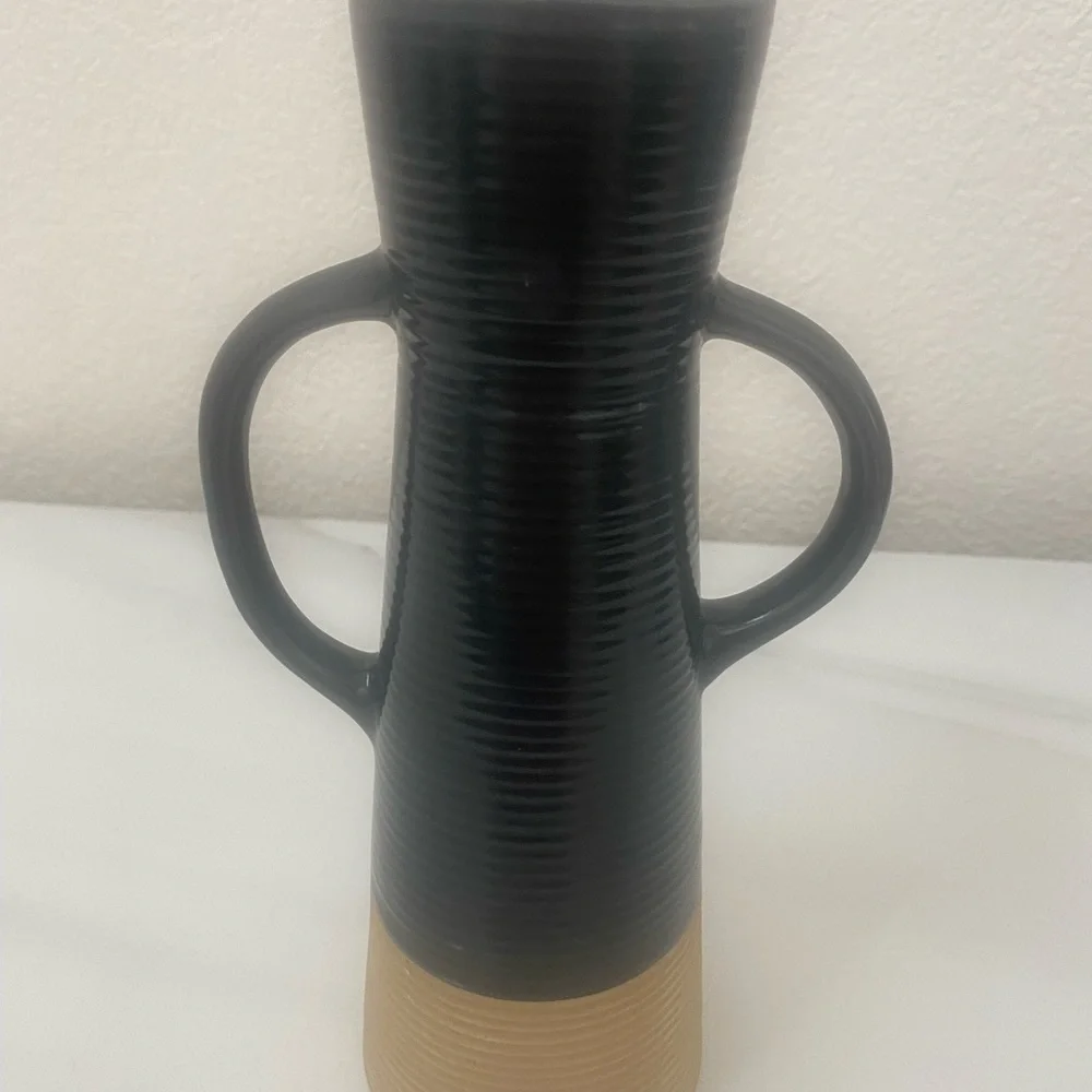 Crate & Barrel Sibely Mid-Century Modern Style Candle Holder Tall 9.5 in Taper
